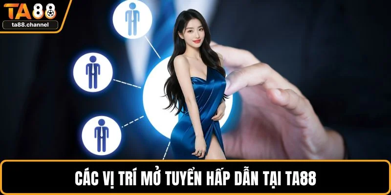 Tuyển Dụng TA88 Phúc Lợi Nhân Viên Hấp Dẫn Hiện Nay 1 Các vị trí mở tuyển hấp dẫn tại TA88