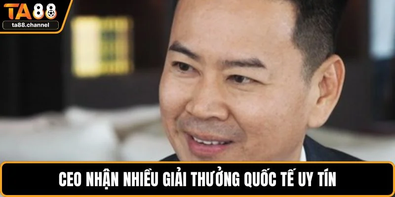 CEO Ryan Là Người Định Hình Thành Công Của Nhà Cái TA88 3 CEO nhận nhiều giải thưởng quốc tế uy tín