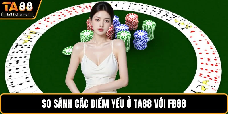 TA88 Vs FB88 - So Sánh Chi Tiết Để Lựa Chọn Phù Hợp 4 So sánh các điểm yếu ở TA88 với FB88